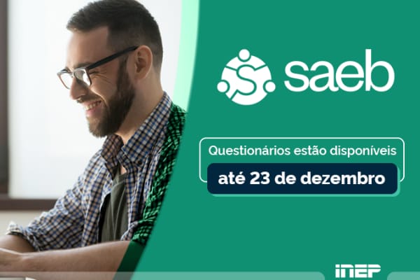 Questionários do Saeb 2021 estão disponíveis até 23 de dezembro