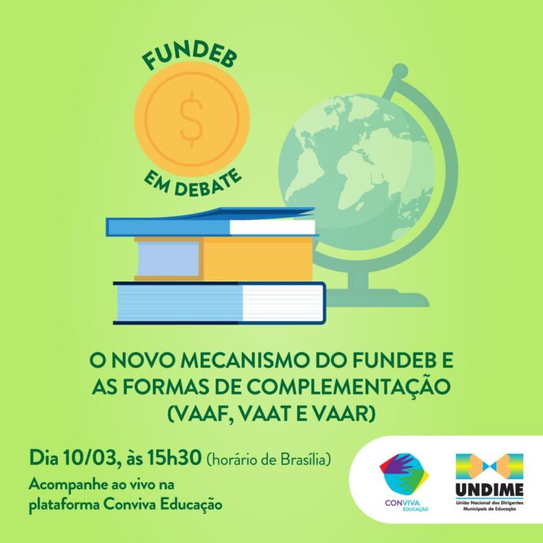 Conviva realiza videoconferência sobre formas de complementação do Fundeb