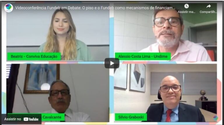 Assista, na íntegra, à videoconferência que pautou piso salarial e Fundeb