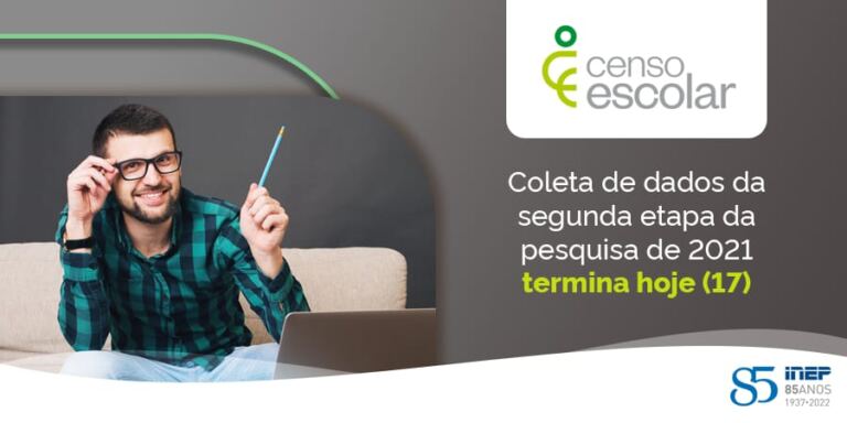 Último dia de coleta da 2ª etapa do Censo Escolar 2021