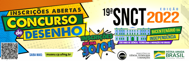 Inscrições abertas: Concurso de Desenhos para escolha da identidade visual da Semana Nacional de Ciência e Tecnologia