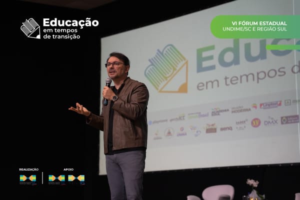 Grande personalidade em educação do país, Rossandro Klinjey abre programação do 6° Fórum Undime/SC e Região Sul