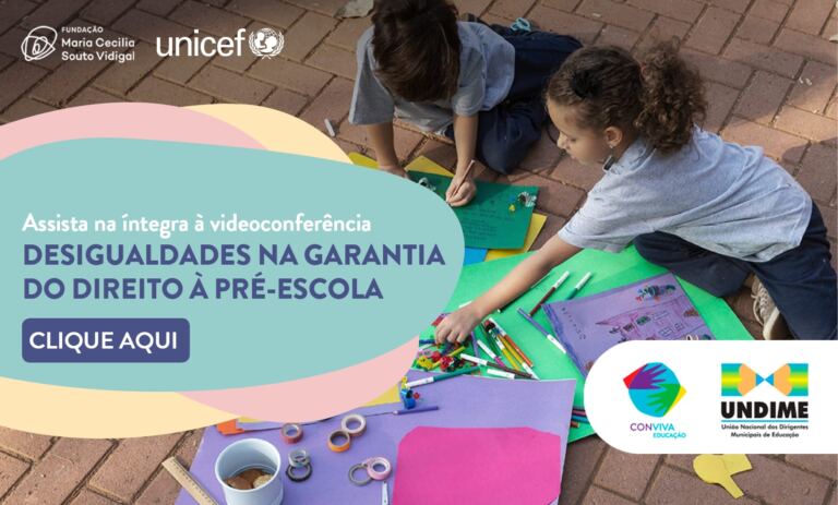 Assista na íntegra à videoconferência sobre desigualdades na garantia do direito à pré-escola