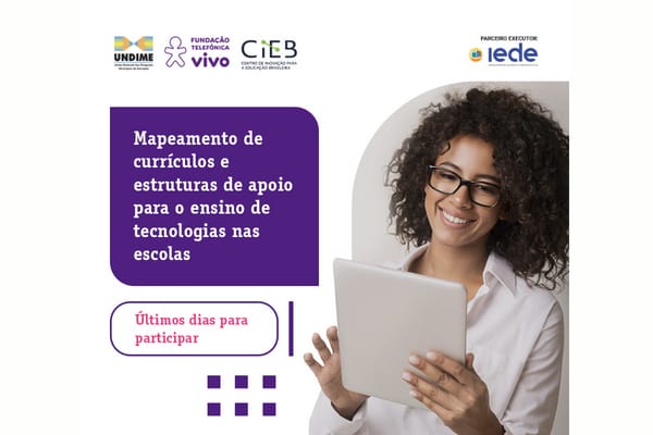 Última semana para responder à pesquisa da Undime sobre o ensino de tecnologias nas escolas
