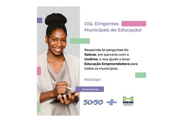 Undime e Sebrae realizam estudo sobre educação empreendedora