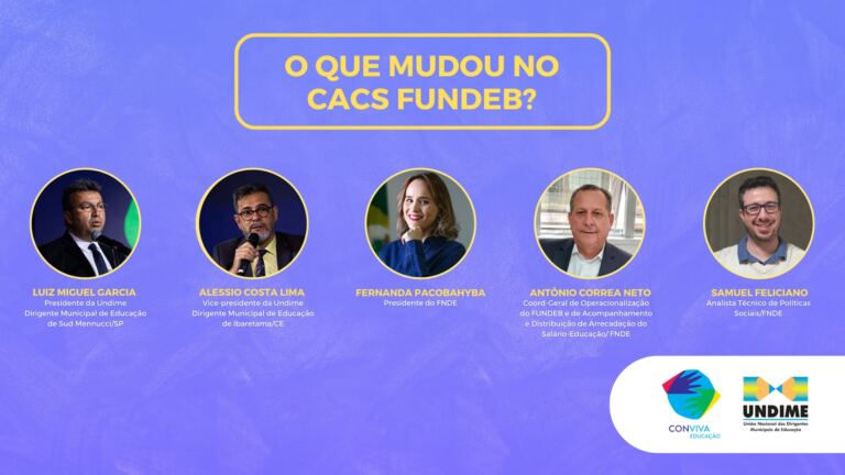 Perdeu a videoconferência sobre o Cacs Fundeb? Assista aqui