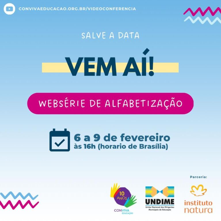 Undime realiza Websérie sobre Alfabetização