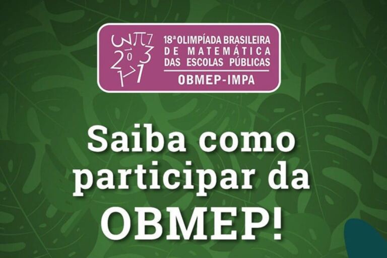 Olimpíada Brasileira de Matemática das Escolas Públicas: inscrições abertas!
