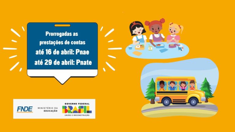 FNDE prorroga prazo para prestação de contas da alimentação e do transporte escolar