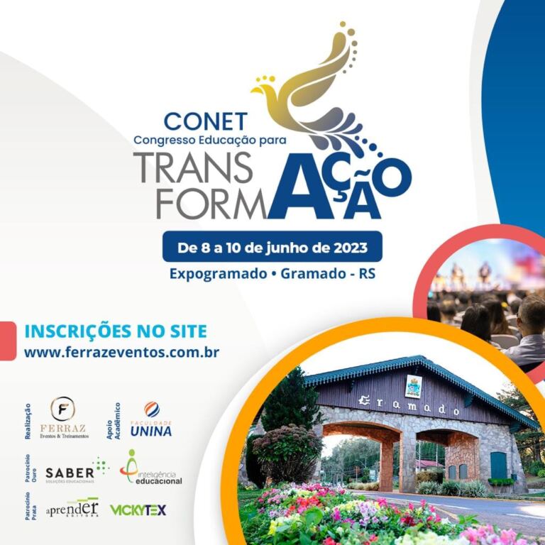 Inscrições abertas para o encontro ‘Educação para TransformAção’ de 8 a 10 de junho em Gramado/RS
