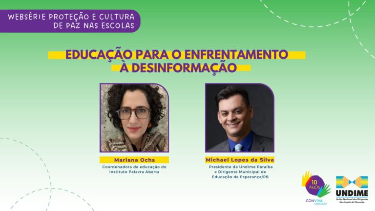 Segundo episódio da websérie para promover a cultura de paz nas escolas será nesta terça (16)