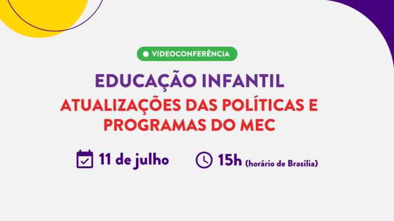 Conviva Educação promove videoconferência sobre Educação Infantil