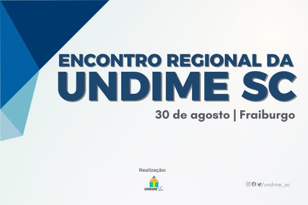 ATENÇÃO, vagas limitadas para o Encontro Regional da Undime-SC em Fraiburgo