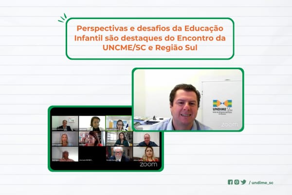 Presidente da seccional catarinense media palestra sobre a Educação Infantil durante do Encontro da UNCME/SC e Região Sul