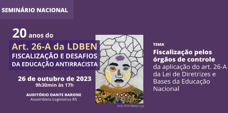 Atricon promove seminário nacional sobre a oferta de educação antirracista