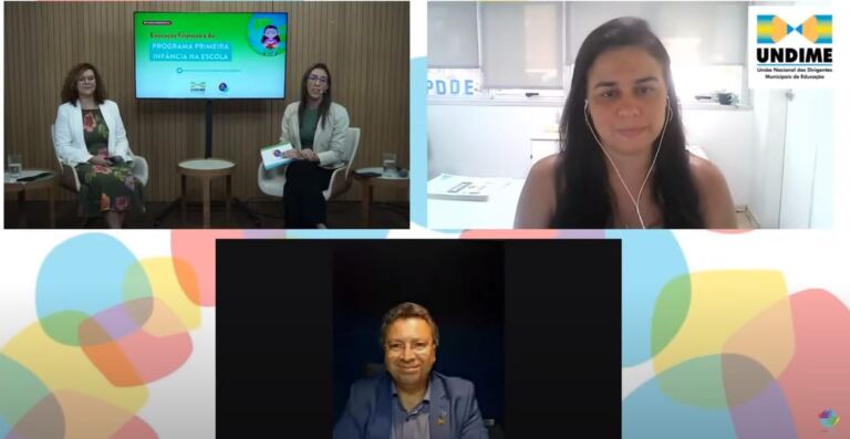 Confira na íntegra videoconferência que orientou as redes sobre o Programa Primeira Infância na Escola