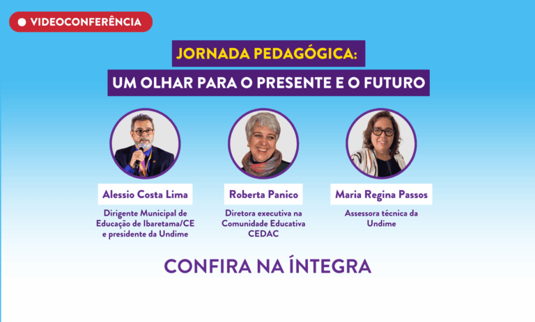 Assista à videoconferência “Jornada Pedagógica: um olhar para o presente e o futuro”