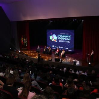 Confira as fotos do 5º Seminário da Undime-SC em Chapecó