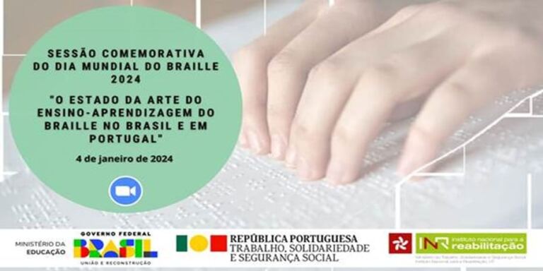 Dia Mundial do Braille será comemorado em evento on-line nesta quinta-feira (4)