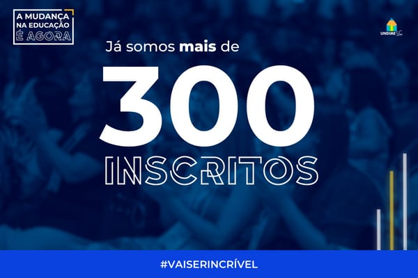 Fórum Undime SC ultrapassa a marca de 300 inscritos