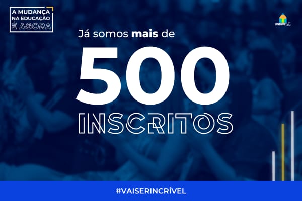 Já são mais de 500 participantes no Fórum Undime SC e Região Sul