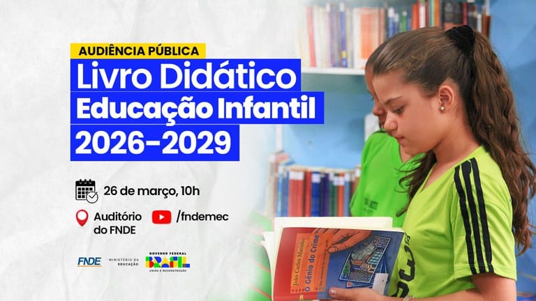 PNLD Educação Infantil terá audiência pública na terça-feira (26/03)