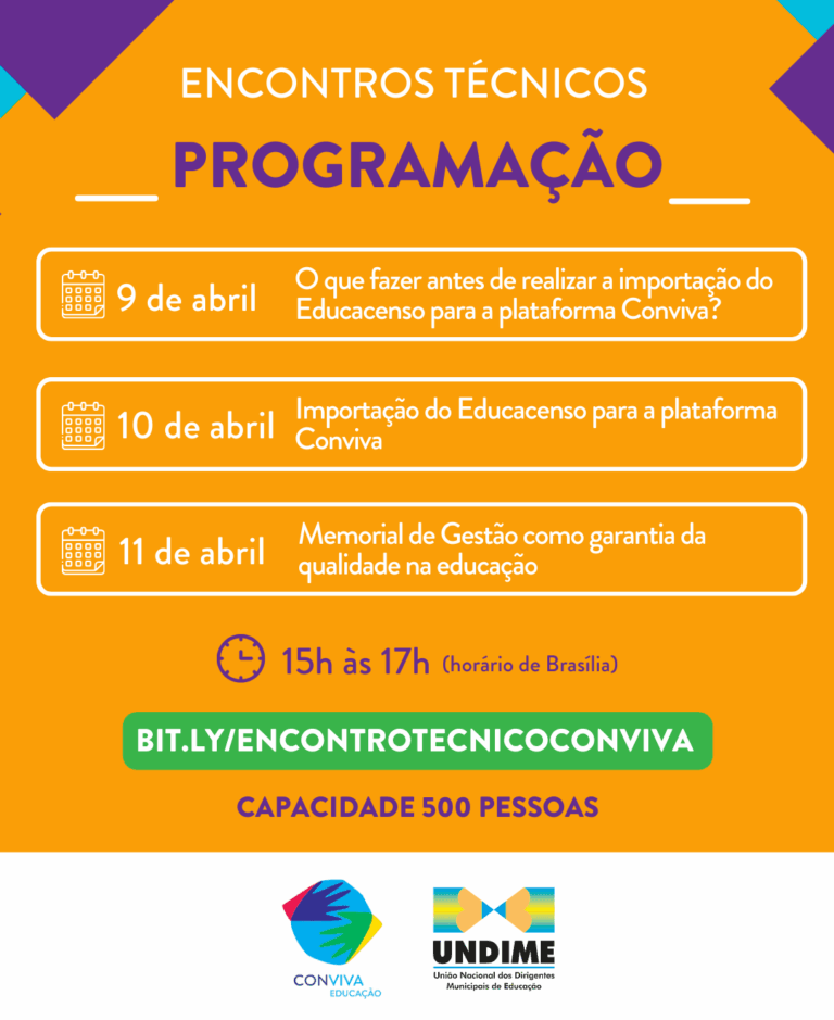 Conviva promove encontros técnicos em abril