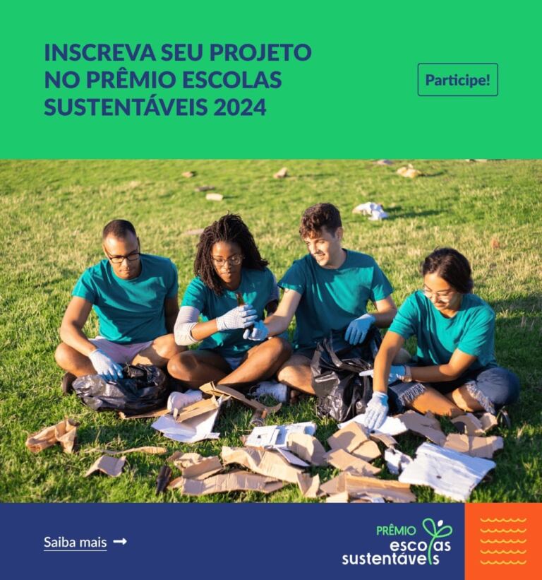 Escolas do Brasil, México e Colômbia podem se inscrever na 2ª edição do ‘Prêmio Escolas Sustentáveis’