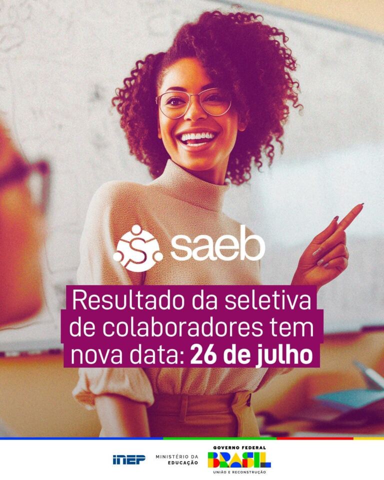Inep retifica edital de seleção de elaboradores de itens do Saeb