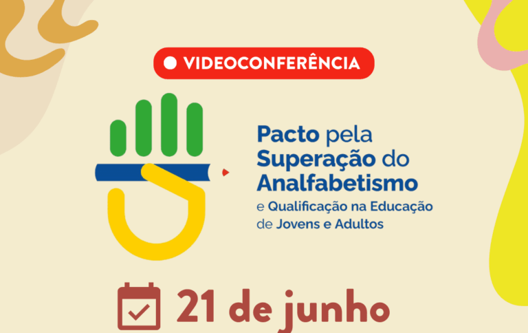 Conviva Educação realiza videoconferência sobre o Pacto Nacional para valorização da EJA e superação do analfabetismo