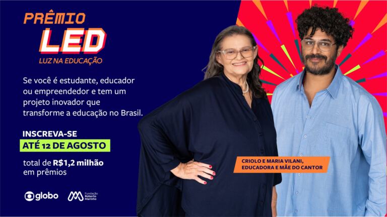 Prêmio LED vai dar R$ 1,2 milhão a 6 iniciativas de educação; saiba quem pode participar e como se inscrever
