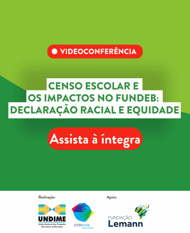 Assista à integra da videoconferência sobre o Censo Escolar e os impactos no Fundeb