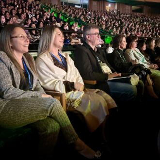 Delegação catarinense presente na abertura do Fórum Estadual de Educação e Alfabetização do Rio Grande do Sul