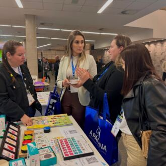 Delegação catarinense presente na abertura do Fórum Estadual de Educação e Alfabetização do Rio Grande do Sul