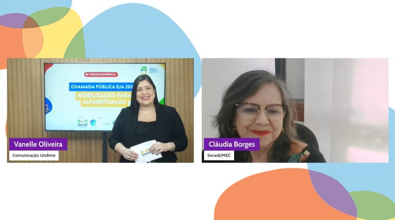 Videoconferência marca encerramento da chamada pública da EJA
