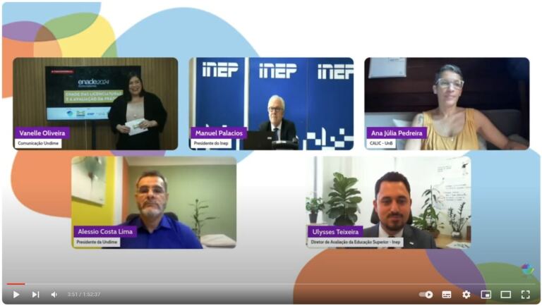 Videoconferência discute Enade das Licenciaturas