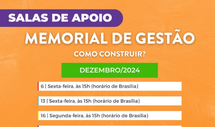 Conviva promove, em dezembro, Salas de Apoio para tratar do Memorial de Gestão