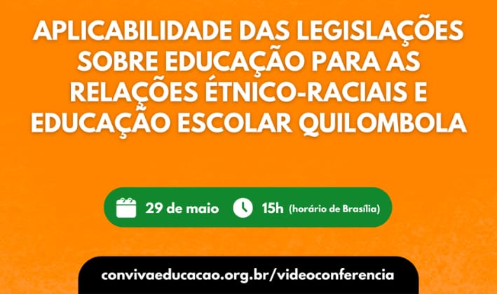 Videoconferência debate papel da promoção da Educação Étnico-Racial e Quilombola