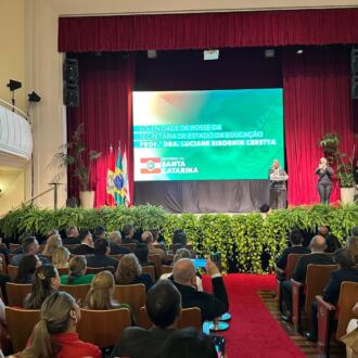 Undime-SC presente na posse da nova secretária de Estado da Educação, Luciane Ceretta