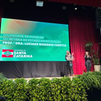 Undime-SC presente na posse da nova secretária de Estado da Educação, Luciane Ceretta