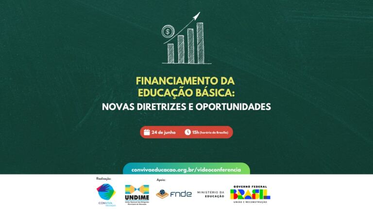 Undime e Conviva Educação promovem videoconferência sobre financiamento da educação básica