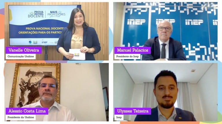 Assista à íntegra da videoconferência que tirou dúvidas sobre a Prova Nacional Docente