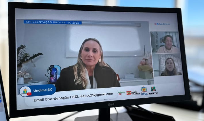 Em live, Undime-SC apresenta detalhes do ProLEEI SC 2025