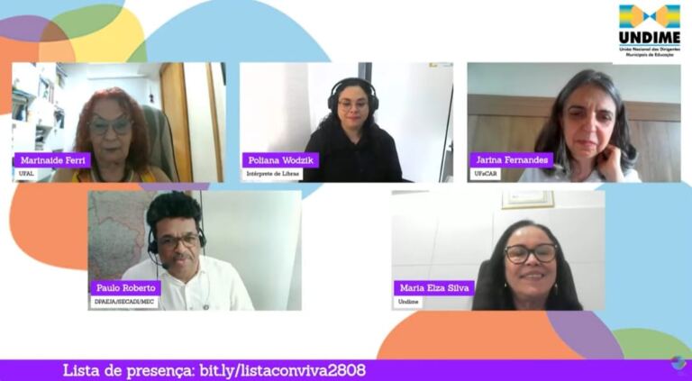 MEC lança material didático para educação popular em videoconferência do Conviva Educação