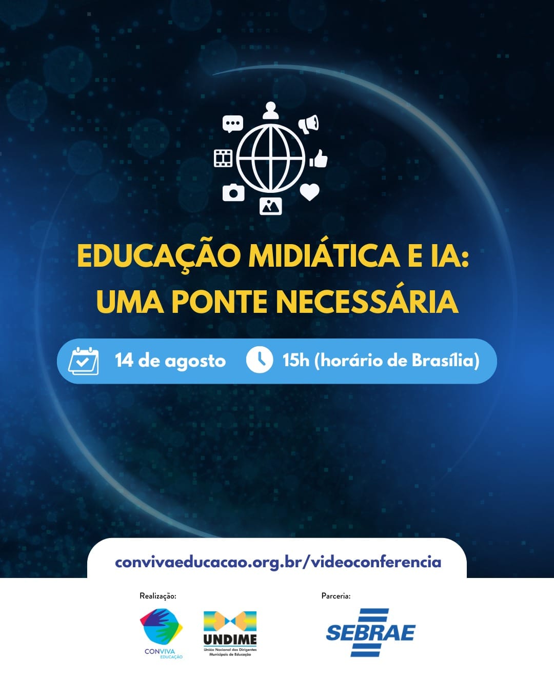 Videoconferência vai pautar Educação Midiática e Inteligência Artificial