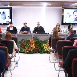 Seccional catarinense presente na reunião do Colegiado Ampliado da Undime Nacional, em Brasília