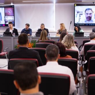 Seccional catarinense presente na reunião do Colegiado Ampliado da Undime Nacional, em Brasília