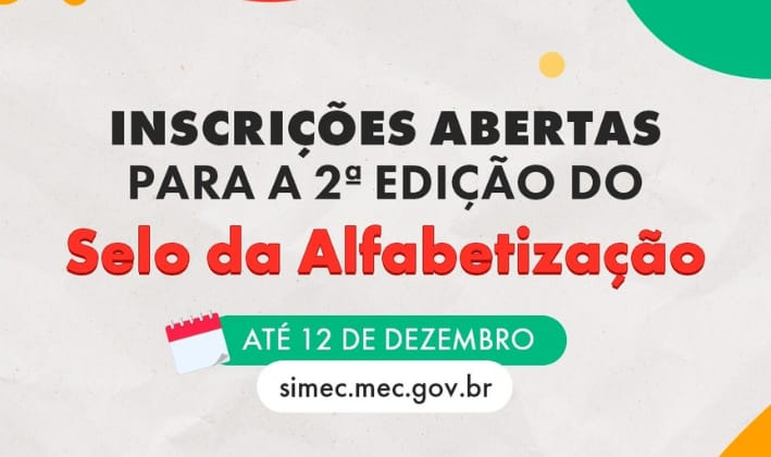Aberta inscrição para o Selo Alfabetização