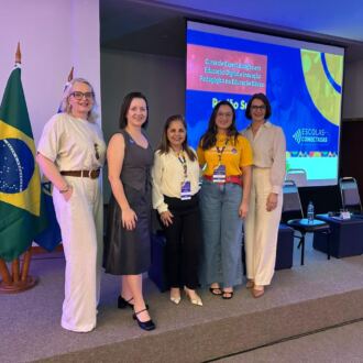 Seccional catarinense participa de Workshop do Curso de Especialização do Programa Escolas Conectas, na capital