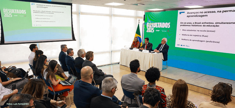 Ideb avança em todas as etapas da educação básica